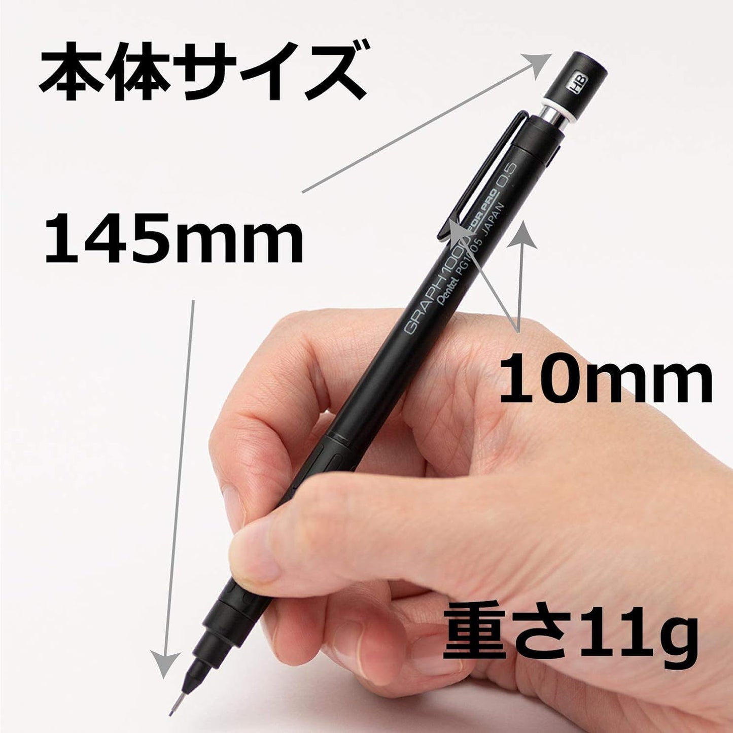 Pentel Dessin Crayon Graph pour Pro  0.3 mm/0.4mm/0.5mm/0.7mm/0.9mm