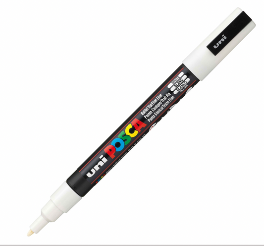 Uni Posca PC 3M  marqueurs de peinture pointe fine  0,9 - 1,3 mm