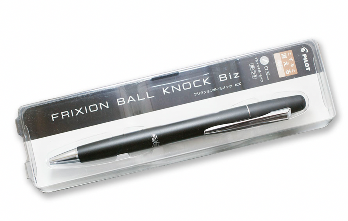 Pilot Frixion effaçable Clicker Biz Gel Ink Pen 0.5mm