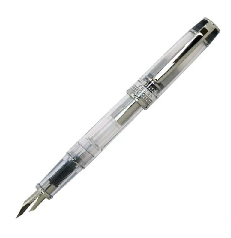 Pilot Prera Iro-Ai Fountain Pen, Transparent  Nib (Moyenne / Fine) Noir