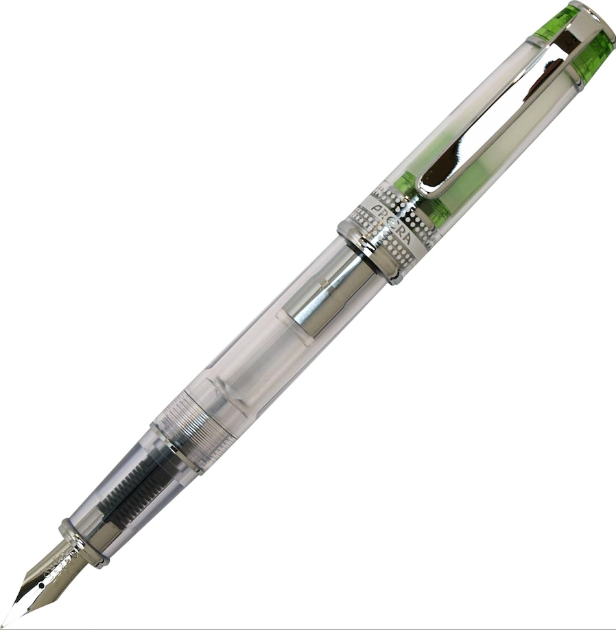 Pilot Prera Iro-Ai Fountain Pen, Transparent Nib (Moyenne / Fine) Vert