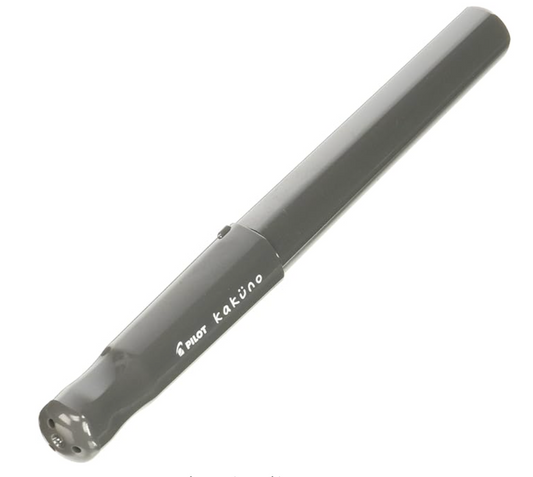 Pilot Kakuno Fontaine Stylo plume à pointe fine Gris Noir