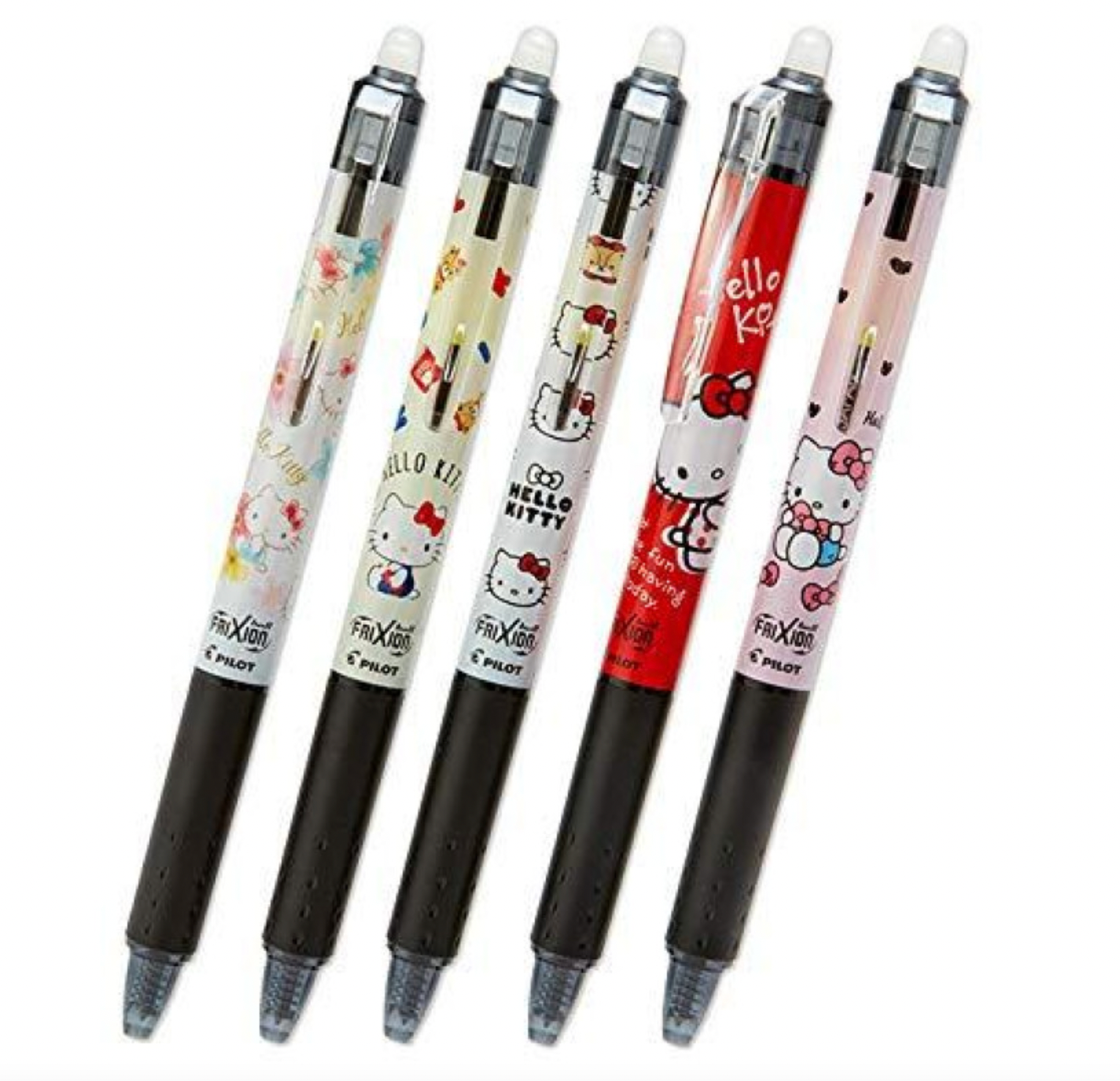 Sanrio x Pilot Frixion Ball Knock stylo effaçable 0.5mm lot de 5 [Hello Kitty]