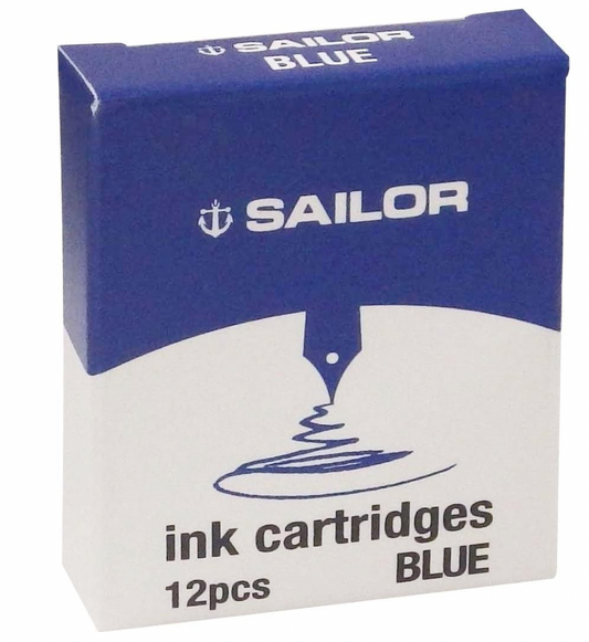 Sailor- Cartouche d'encre Bleu  pour stylos plume Sailor